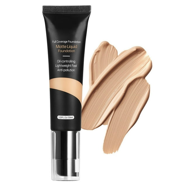 Human Hair Wig 2Pcs Concealer Lightweight Creamy Foundation Liquid