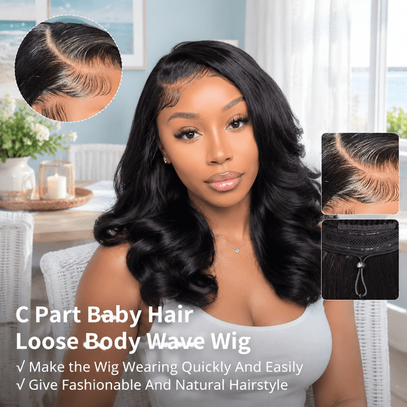 Human Hair Wig Glueless Wigs Pre Plucked Cut Bob Wear And Go Loose Body ...