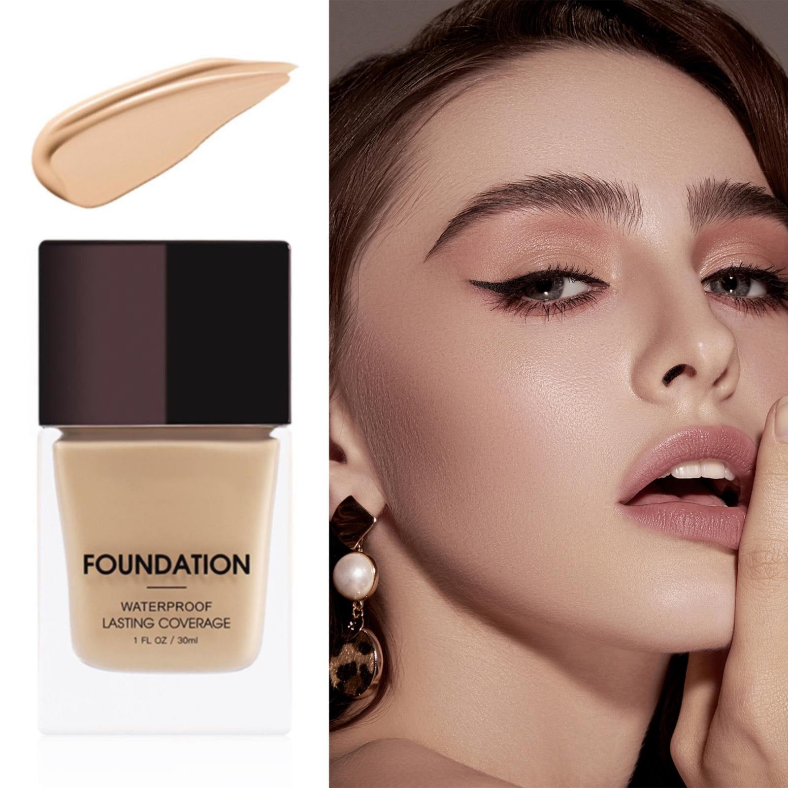 Human Hair Wig Makeup Foundation Liquid Medium Coverage Long Lasting