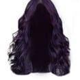 thumbnail image 1 of Human Hair Wig Wig Curly Purple Fashion Wigs Long Full Natural Hair Hair Women Synthetic Wavy wig Headband Wigs, 1 of 8
