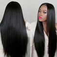 Human Hair Wig Wigs for Women Long Brazilian Black Straight Natural Wig