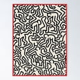 thumbnail image 1 of Human Haring Dancing Keith Poster Wall Art Modern Wall Decor Living Room Bedroom, 16x24 UNFRAMED, 1 of 3