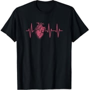 Human Heart Heartbeat Cardiologist Heart Surgeon Cardiology T-Shirt