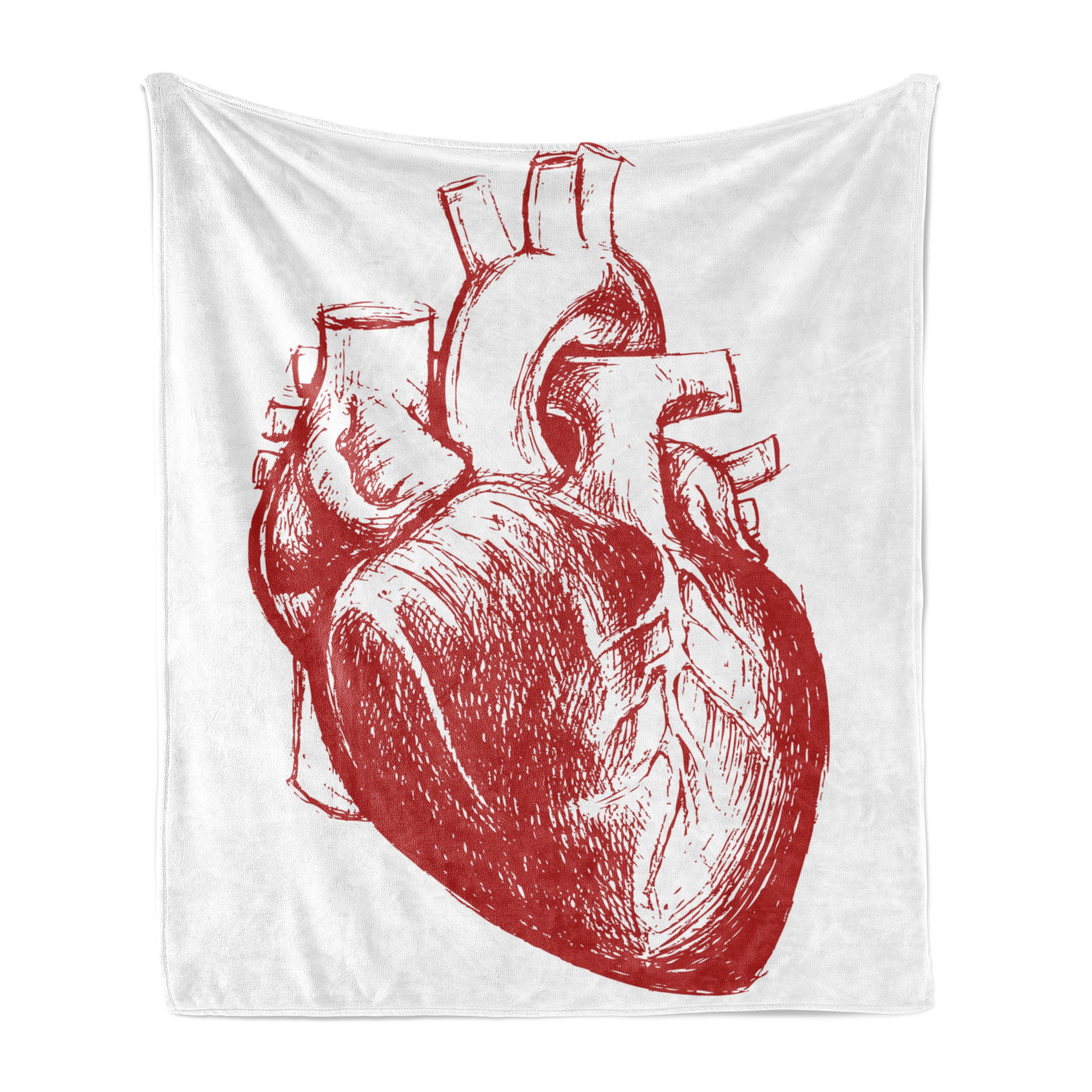 HUMAN MADE HEART FLEECE BLANKET