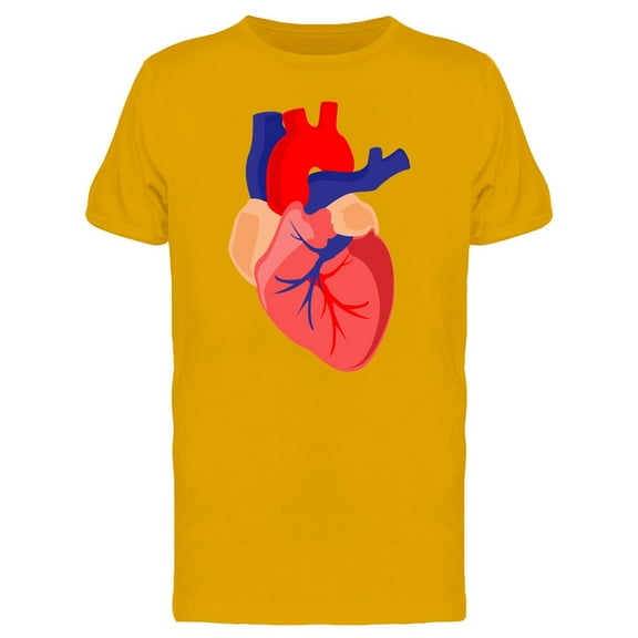 Human Heart With Veins T-Shirt Men -Image by Shutterstock, Male Medium