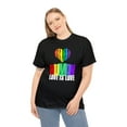 thumbnail image 1 of Human LGBTQ Pride Rainbow Flag Gay Lesbian Pride Ally Tshirts Shirts for Women Plus Size, 1 of 8
