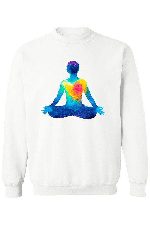 Human Lotus Sweatshirt Men -Image by Shutterstock, Male 5X-Large