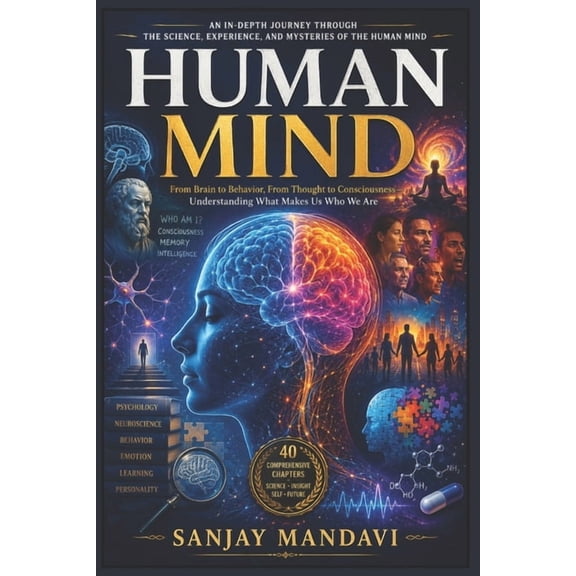 Self Help Books by Sanjay Mandavi Human Mind: Understanding What Makes Us Who We are, Book 25, (Paperback)
