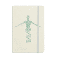thumbnail image 1 of Human Molecular Combination Helix Notebook Official Fabric Hard Cover Classic Journal Diary, 1 of 3