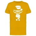 thumbnail image 1 of Human-Monkey In A Hat T-Shirt Men -Image by Shutterstock, Male Medium, 1 of 2
