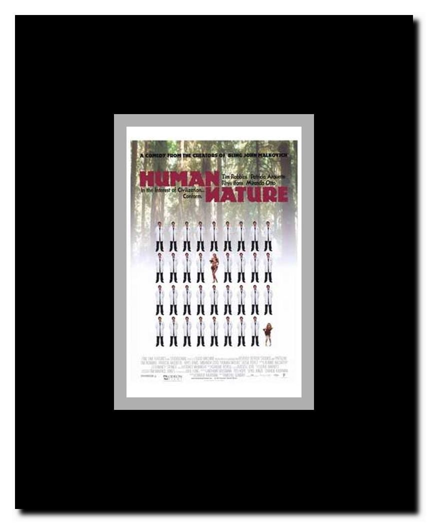 Human Nature Framed Movie Poster