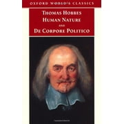 Pre-Owned The Elements of Law Natural and Politic. Part I: Human Nature; Part II: De Corpore Politico: with Three Lives: Pt. 1 (Oxford World's Classics) Paperback