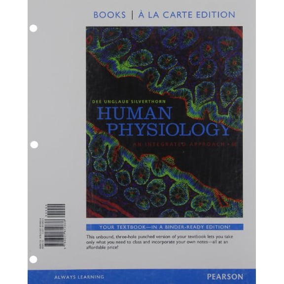 Pre-Owned Human Physiology: An Integrated Approach, Books a la Carte Edition (6th Edition), 9780321814838, 0321814835, Paperback, 6 edition