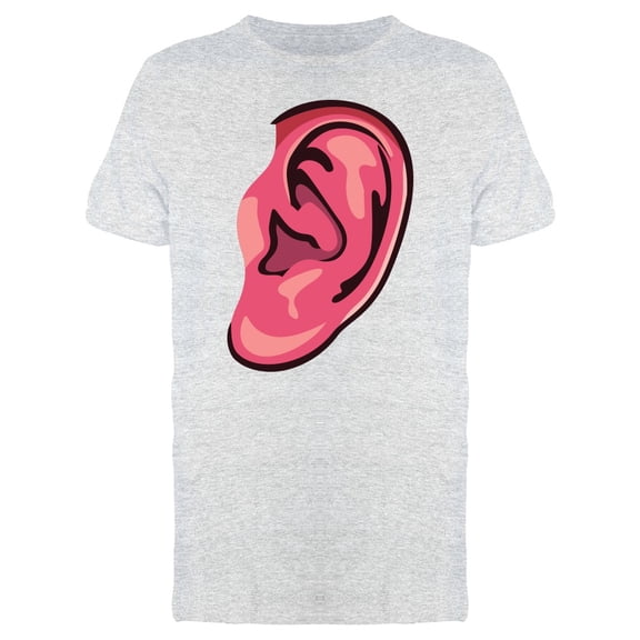 Human Pink Ear T-Shirt Men -Image by Shutterstock, Male Large