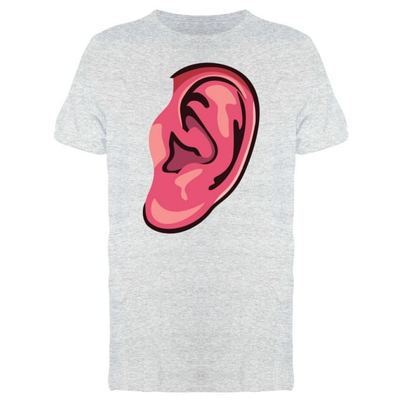 Human Pink Ear T-Shirt Men -Image by Shutterstock, Male Medium