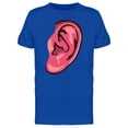 thumbnail image 1 of Human Pink Ear T-Shirt Men -Image by Shutterstock, Male XX-Large, 1 of 2