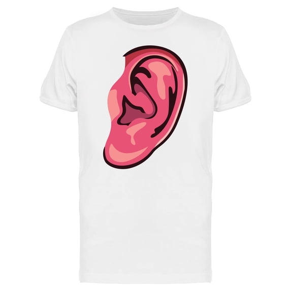Human Pink Ear Tee Men's -Image by Shutterstock