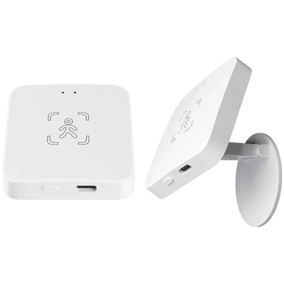 Human Presence Sensor With Millimeter Wave And For PIR Detection For Zigbee For Smart Home Systems,ABS White,5.2x2.0x2.0 Cm(B)