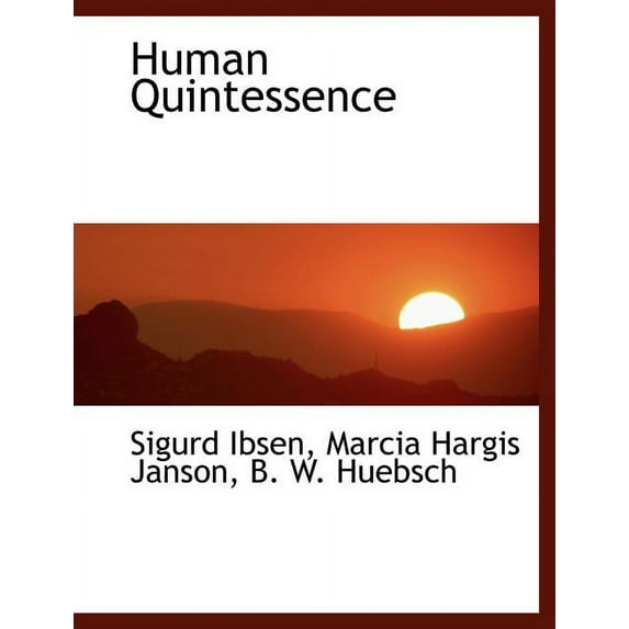 Human Quintessence (Paperback)