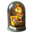thumbnail image 1 of Human Reading Book Lamp, Adorable Reader Reading Night Lights, Mini Book Enthusiast Sculpture With Books and LED Light Ornaments for Librarians, Bookworms, Author, 1 of 6