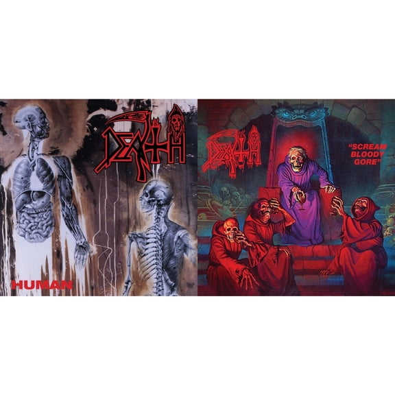 Human (Remastered Reissue) & Scream Bloody Gore (Reissue) [LP Vinyl Bundle]