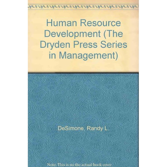 Pre-Owned Human Resource Development (The Dryden Press Series in Management) Paperback