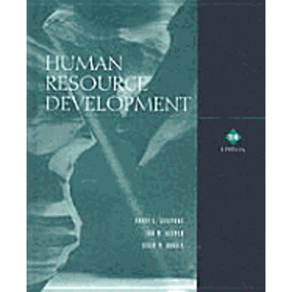 Pre-Owned Human Resource Development (Harcourt Series in Computer Technology) Hardcover