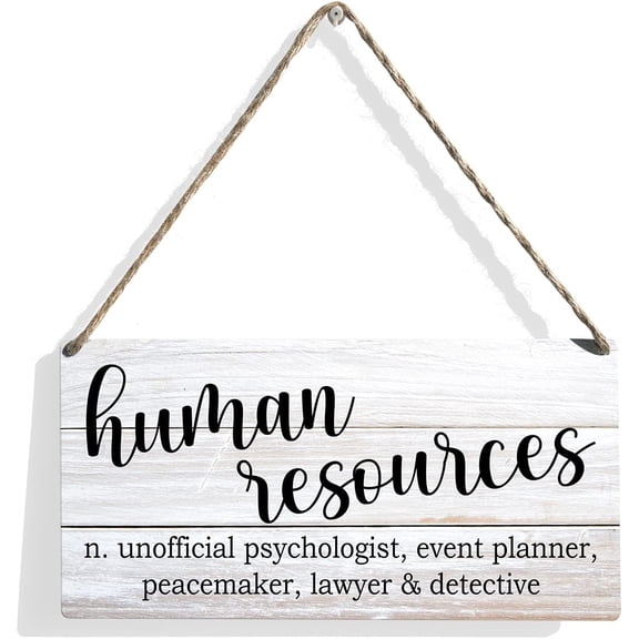 Human Resources Definition Wood Sign Human Resources Wooden Signs Rustic Hanging Plaque Home Wall Art 10x5 Inch Sign Wall Decor for Home Office