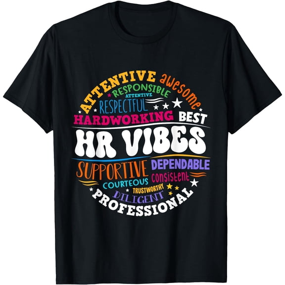 Human Resources Hr Vibes Analyst Employee Appreciation T-Shirt