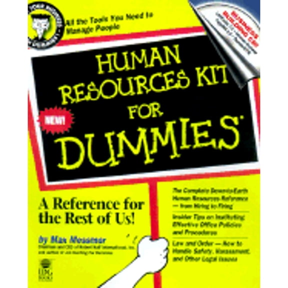 Pre-Owned Human Resources Kit for Dummies (Paperback) by Max Messmer