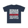 thumbnail image 1 of Human Resources Miracle Worker not a job title HR Unisex T-shirt S-3XL, 1 of 2