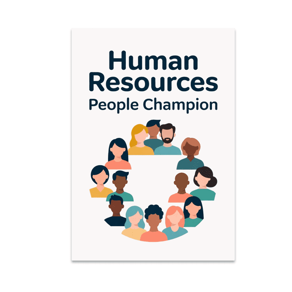 Human Resources People Champion Art - HR Professional - 13x19 Poster Print