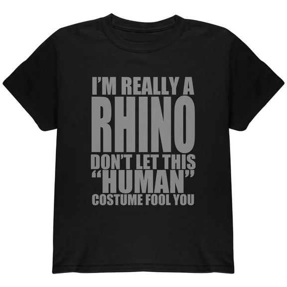Human Rhino Costume Youth T Shirt