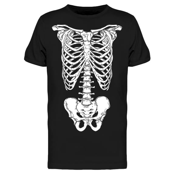 Human Ribcage Hand Drawn Tee Men's -Image by Shutterstock