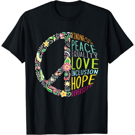 Human Rights - Kindness Peace Equality Inclusion Diversity T-Shirt
