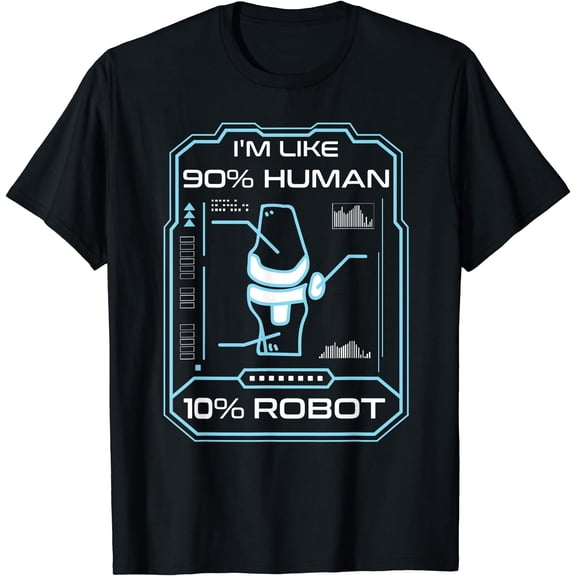Human Robot New Knee Surgery Joke Funny Knee Replacement T-Shirt, Unisex T-Shirt