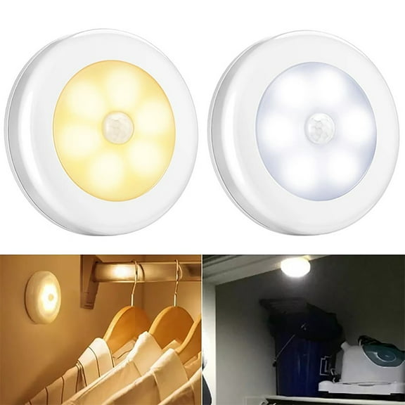 Human Sensor LED Cabinet Light USB Rechargeable Motion Activated Dimmer Night Light for Stairs Closets Pantries Kitchen Storage | A KTFgvq
