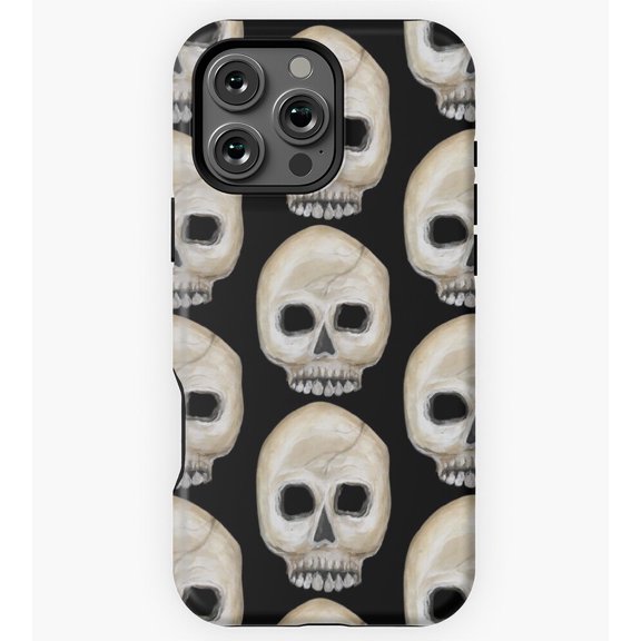 Human Skeleton Scary Halloween GA3043 Phone Case for iPhone 11 to 17 Pro Max