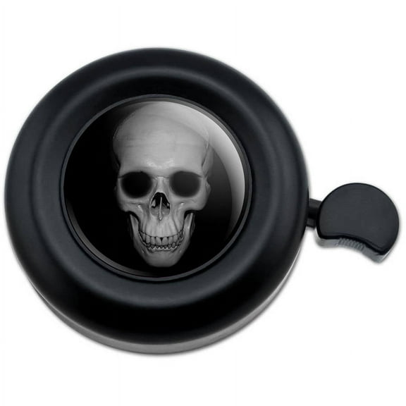 Human Skull Front View Bicycle Handlebar Bike Bell