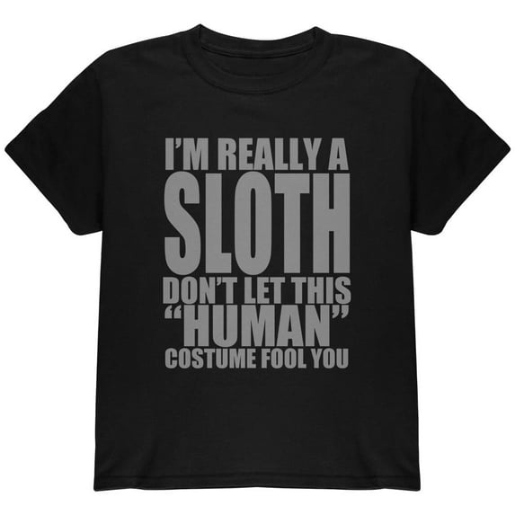 Human Sloth Costume Youth T Shirt
