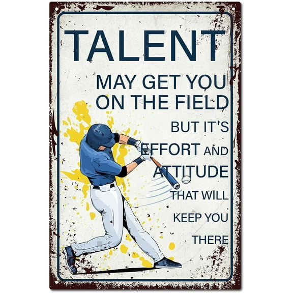 Human Tin Sign Vintage Metal Sign Poster Retro Painting Plaque Iron Sign Wall Decor Art Mural Hanging Sign for Bar Club Restaurant Cafe Home Christmas Decor Gift 12 x 8Inch Colorful