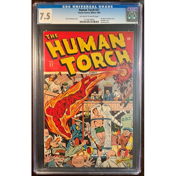 Human Torch #21 - CGC 7.5 Comic Book