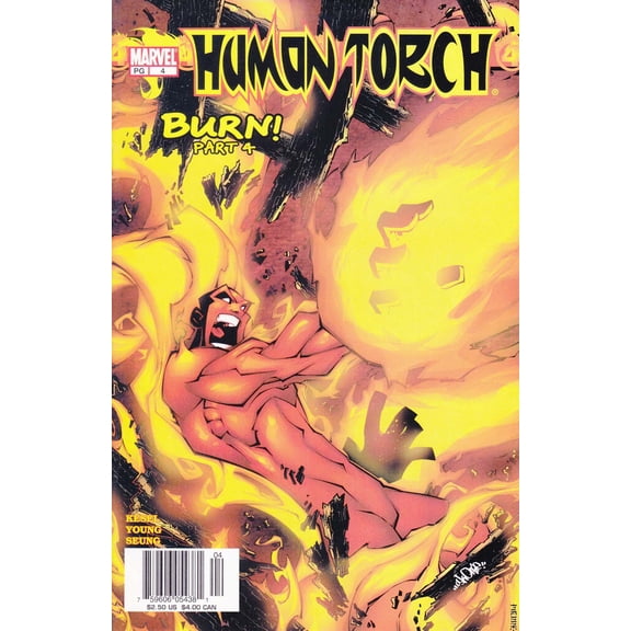Human Torch (3rd Series) #4 (Newsstand) VF ; Marvel Comic Book