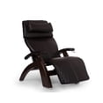 thumbnail image 1 of Human Touch PC-420 Classic Manual PLUS Perfect Chair Series 2  Dark Walnut Wood Base Zero-Gravity Recliner - Espresso Premium Leather, 1 of 2