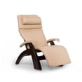 thumbnail image 1 of Human Touch PC-420 Classic Manual PLUS Perfect Chair Series 2  Dark Walnut Wood Base Zero-Gravity Recliner - Ivory Premium Leather, 1 of 2