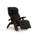 thumbnail image 1 of Human Touch PC-600 Omni Motion Silhouette Perfect Chair Series 2 Power Recline Walnut Wood Base Zero-Gravity Recliner - Espresso Premium Leather, 1 of 3
