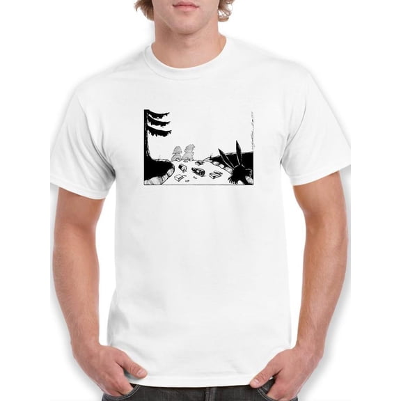 Human Tracks T-Shirt Men -Wilfred Hildonen Designs, Male XX-Large