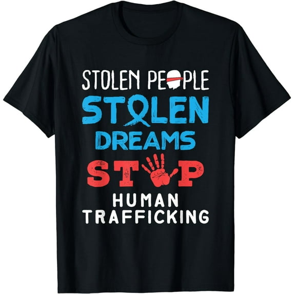 Human Trafficking Awareness Stolen Stop Human Trafficking T-Shirt