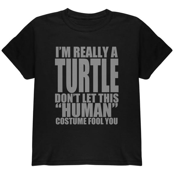 Human Turtle Costume Youth T Shirt