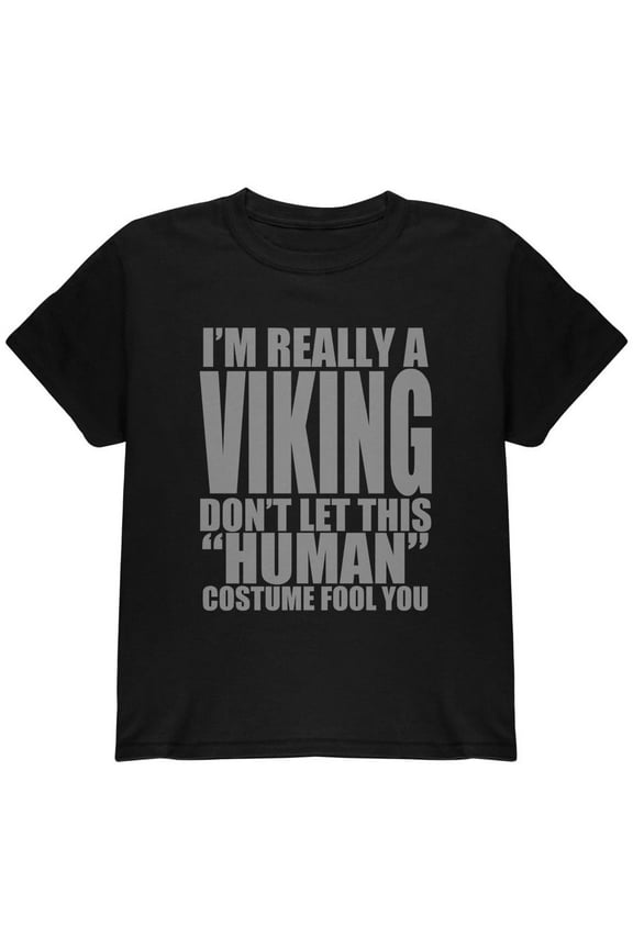 Human Viking Costume Youth T Shirt